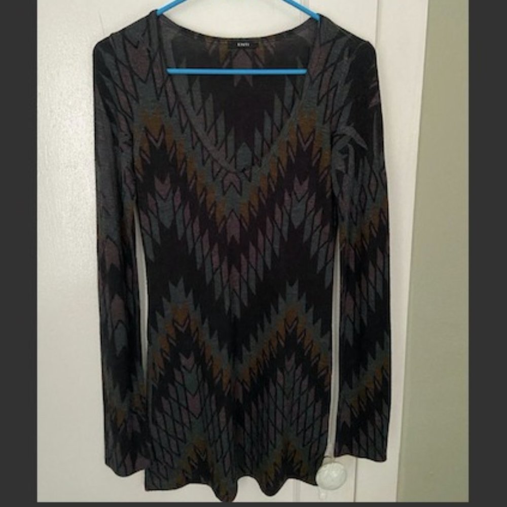 ENTI Long Sleeve Dress/Long Shirt Size Small